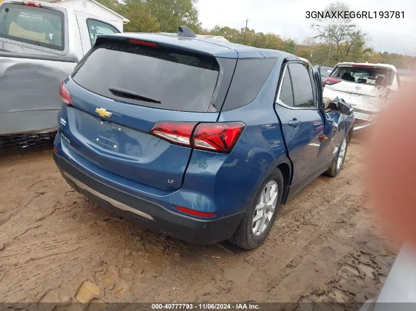 2024 Chevrolet Equinox Fwd Lt VIN: 3GNAXKEG6RL193781 Lot: 40777793