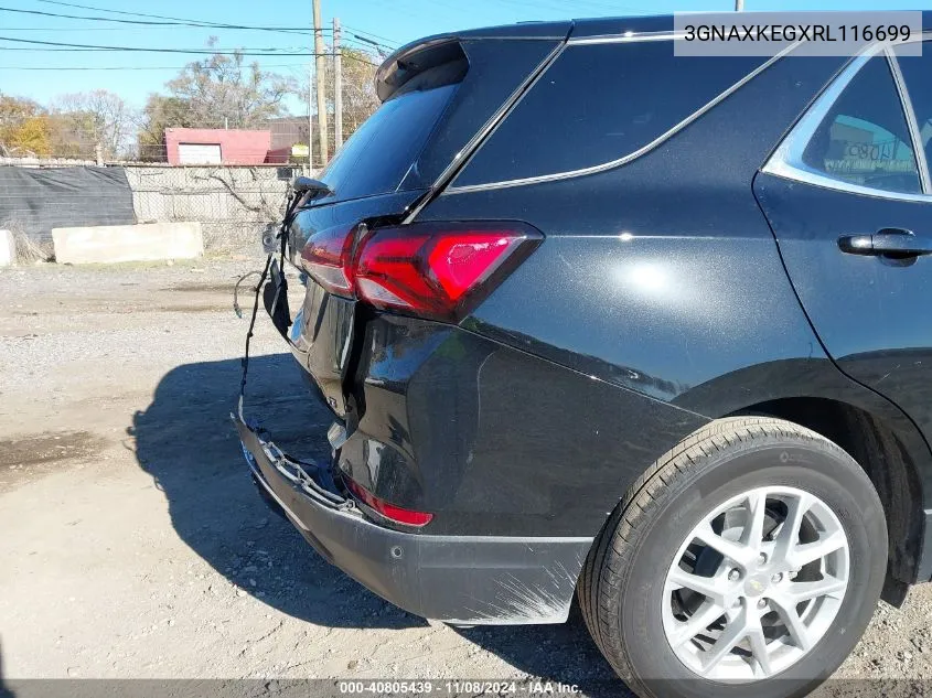 2024 Chevrolet Equinox Fwd Lt VIN: 3GNAXKEGXRL116699 Lot: 40805439