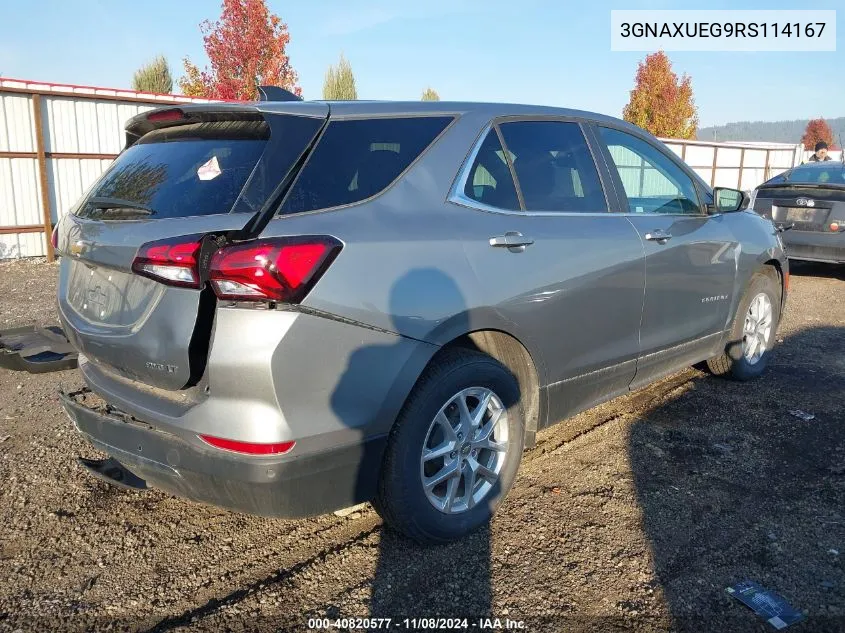 3GNAXUEG9RS114167 2024 Chevrolet Equinox Awd Lt