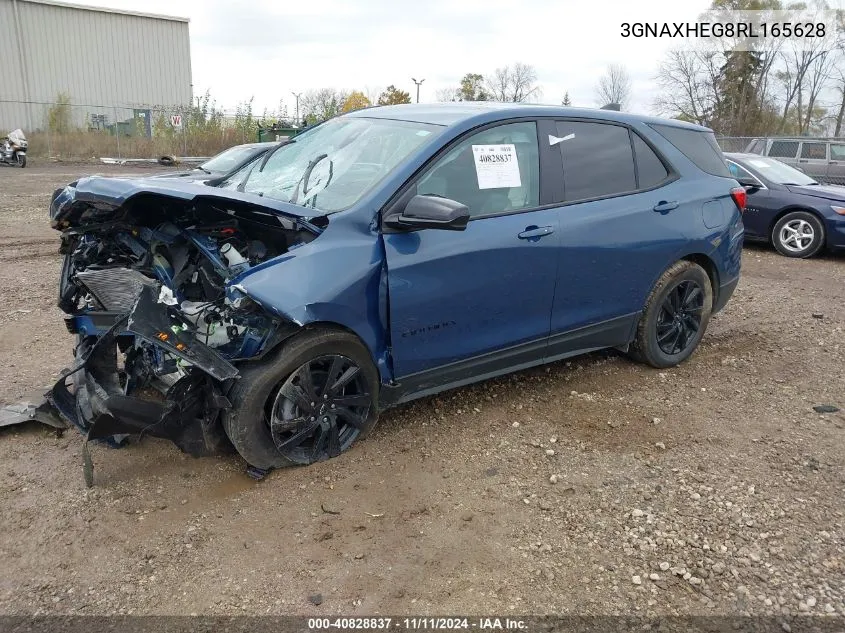 2024 Chevrolet Equinox Fwd Ls VIN: 3GNAXHEG8RL165628 Lot: 40828837