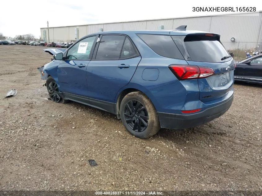 2024 Chevrolet Equinox Fwd Ls VIN: 3GNAXHEG8RL165628 Lot: 40828837