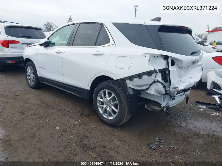 2024 Chevrolet Equinox Fwd Lt VIN: 3GNAXKEGXRL371224 Lot: 40846647