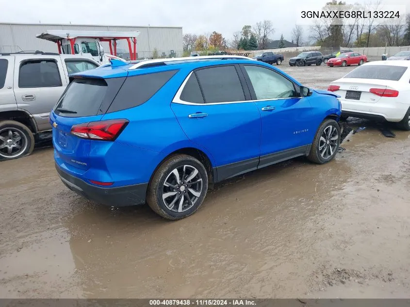 2024 Chevrolet Equinox Awd Premier VIN: 3GNAXXEG8RL133224 Lot: 40879438