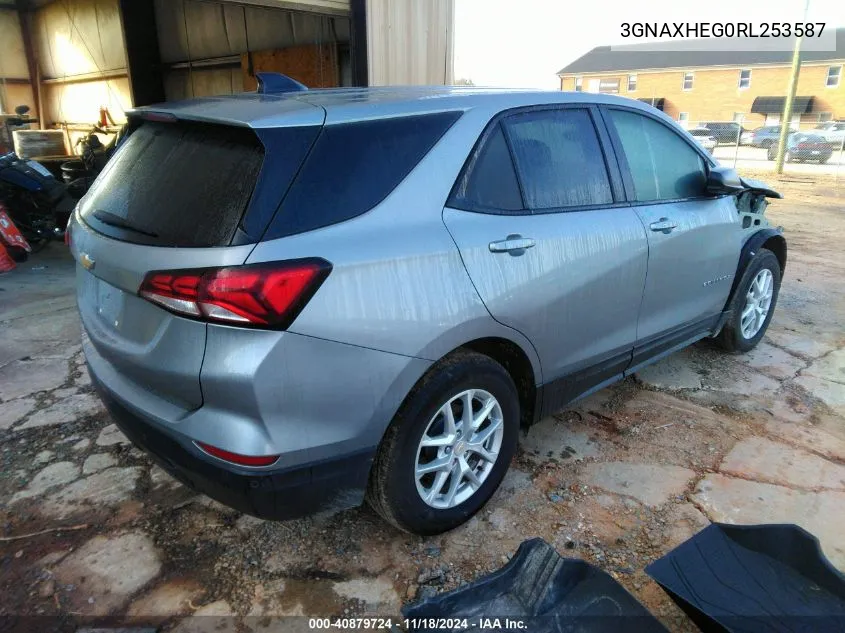 2024 Chevrolet Equinox Fwd Ls VIN: 3GNAXHEG0RL253587 Lot: 40879724