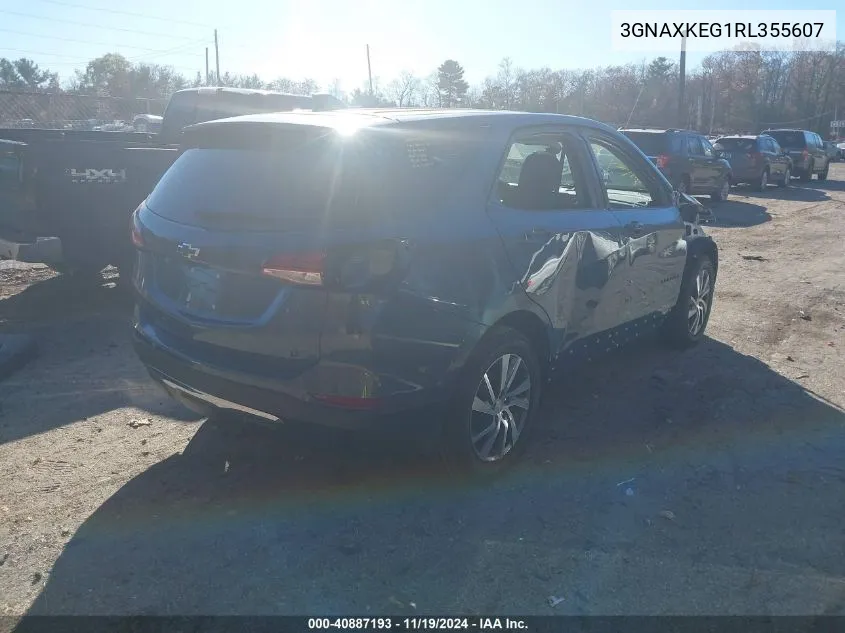 2024 Chevrolet Equinox Fwd Lt VIN: 3GNAXKEG1RL355607 Lot: 40887193