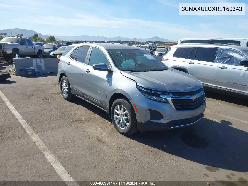 2024 Chevrolet Equinox Awd Lt VIN: 3GNAXUEGXRL160343 Lot: 40899114