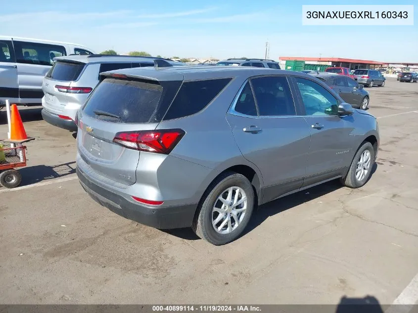 2024 Chevrolet Equinox Awd Lt VIN: 3GNAXUEGXRL160343 Lot: 40899114