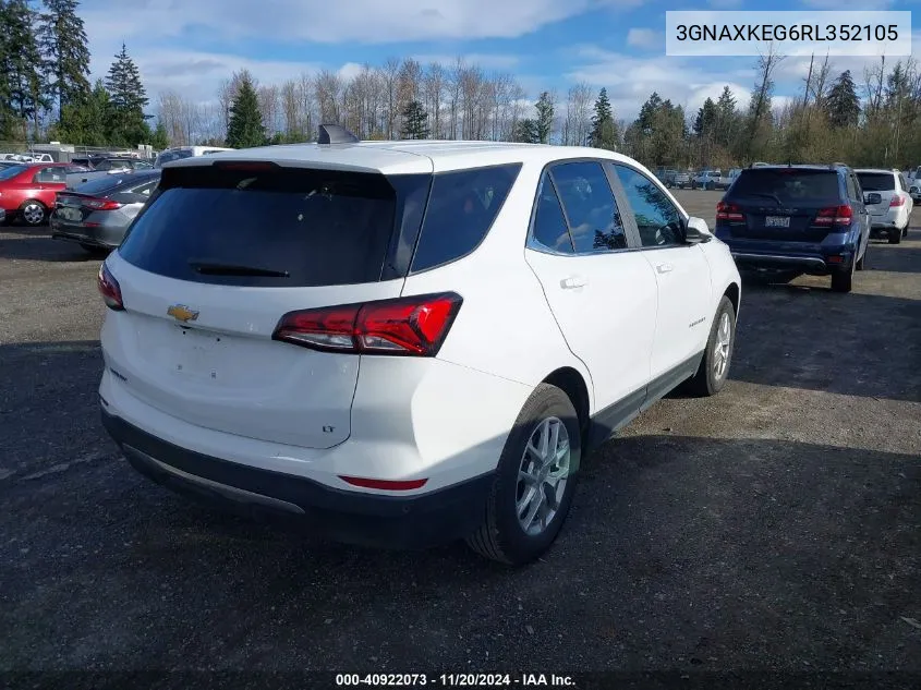 2024 Chevrolet Equinox Fwd Lt VIN: 3GNAXKEG6RL352105 Lot: 40922073