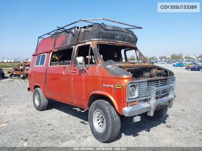 1975 Chevrolet Express Cargo Van VIN: CGY355U133389 Lot: 39533893