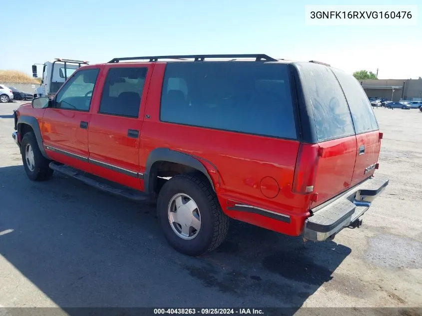 3GNFK16RXVG160476 1997 Chevrolet Suburban 1500