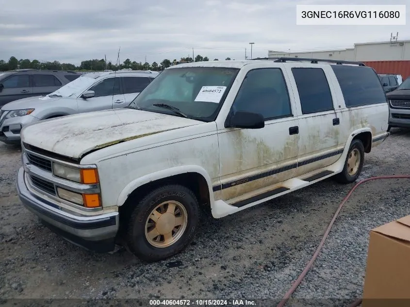 1997 Chevrolet Suburban 1500 VIN: 3GNEC16R6VG116080 Lot: 40604572