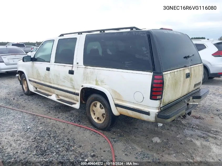 1997 Chevrolet Suburban 1500 VIN: 3GNEC16R6VG116080 Lot: 40604572