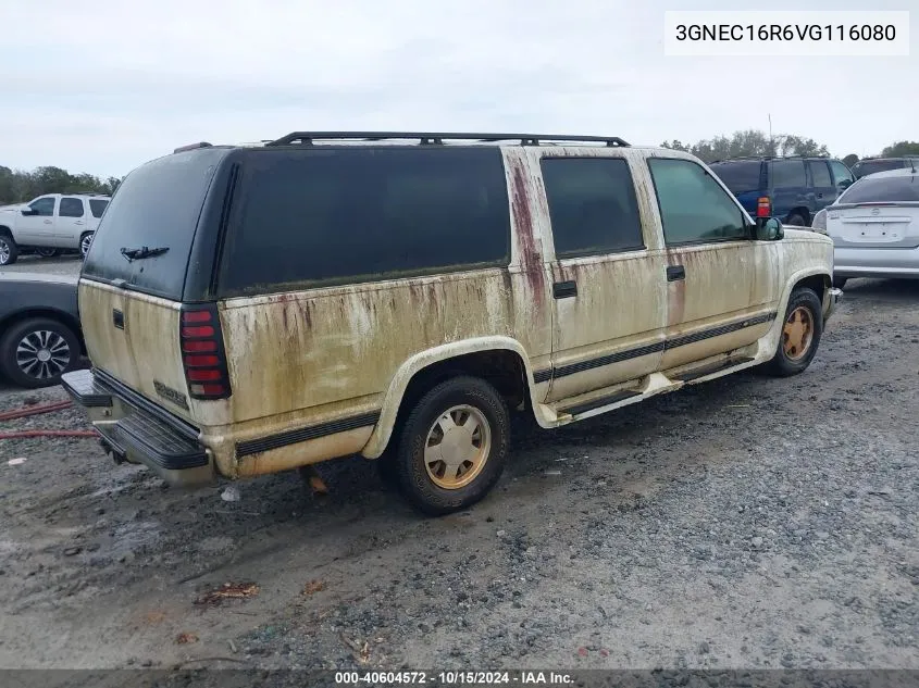 1997 Chevrolet Suburban 1500 VIN: 3GNEC16R6VG116080 Lot: 40604572