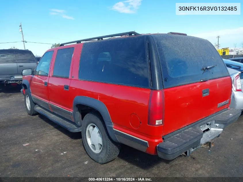 1997 Chevrolet Suburban 1500 VIN: 3GNFK16R3VG132485 Lot: 40613284