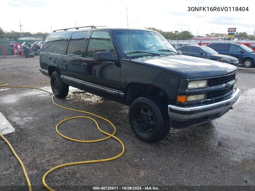 1997 Chevrolet Suburban 1500 VIN: 3GNFK16R6VG118404 Lot: 40720811