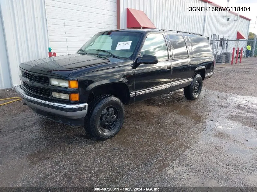 1997 Chevrolet Suburban 1500 VIN: 3GNFK16R6VG118404 Lot: 40720811