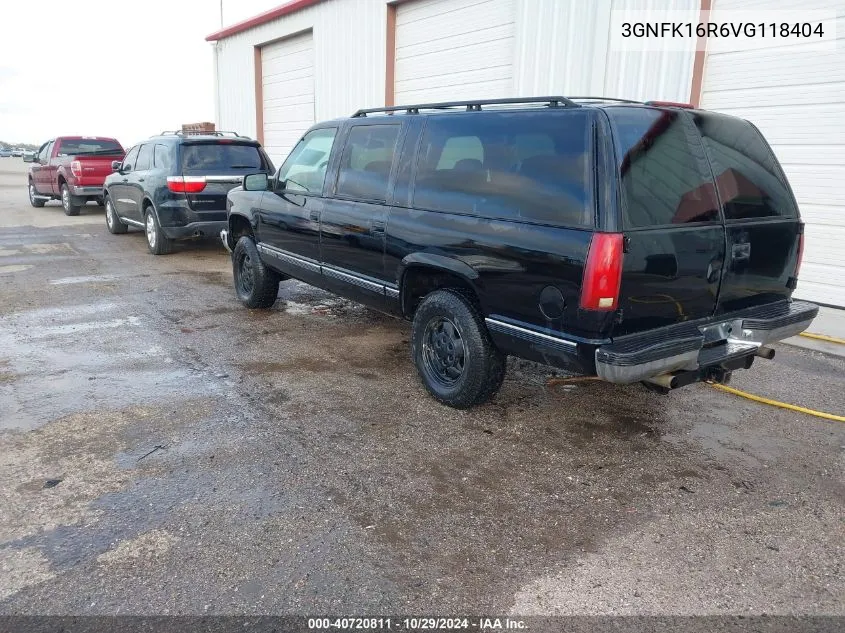 1997 Chevrolet Suburban 1500 VIN: 3GNFK16R6VG118404 Lot: 40720811