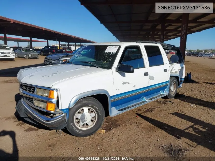 1997 Chevrolet Suburban 1500 VIN: 3GNEC16RXVG131536 Lot: 40754328