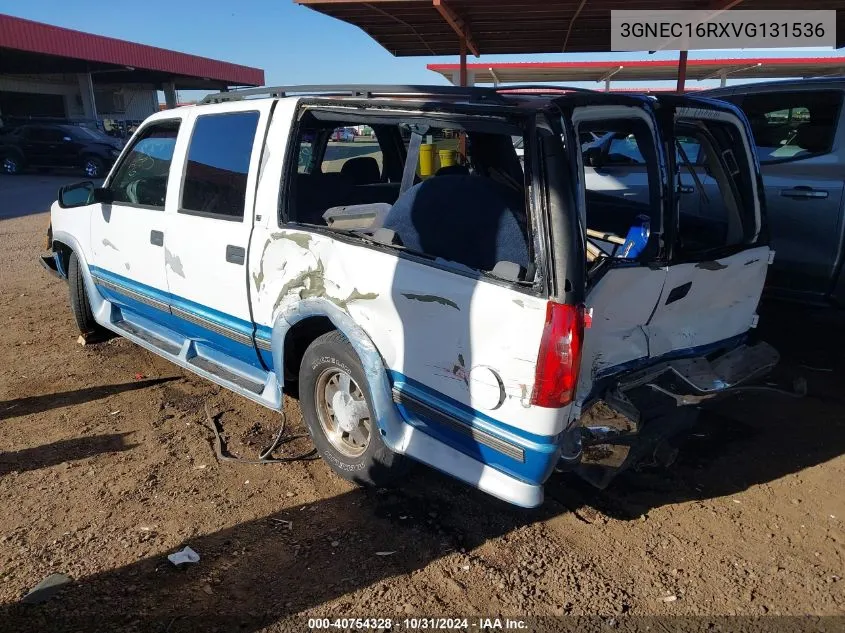 1997 Chevrolet Suburban 1500 VIN: 3GNEC16RXVG131536 Lot: 40754328