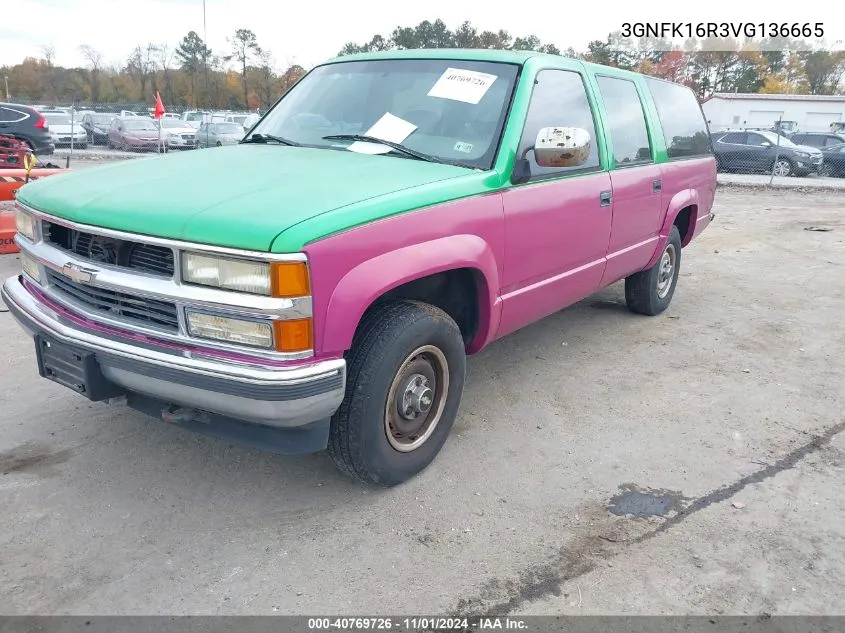 1997 Chevrolet Suburban 1500 VIN: 3GNFK16R3VG136665 Lot: 40769726