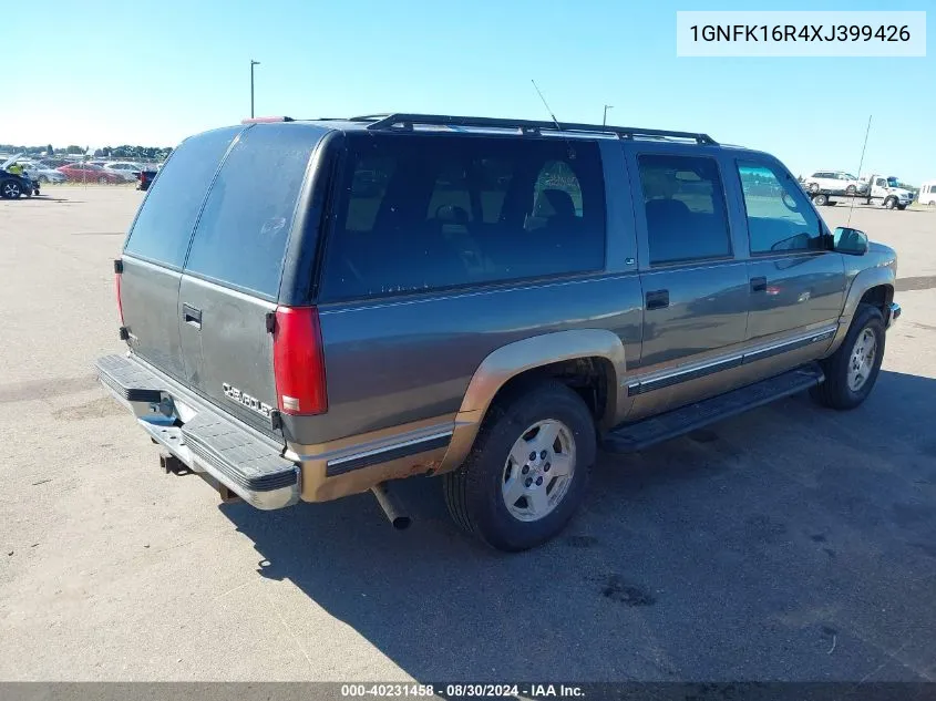 1999 Chevrolet Suburban 1500 Lt VIN: 1GNFK16R4XJ399426 Lot: 40231458