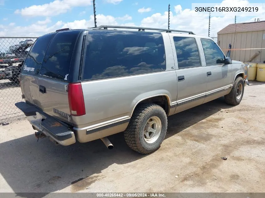 3GNEC16R3XG249219 1999 Chevrolet Suburban 1500 Lt