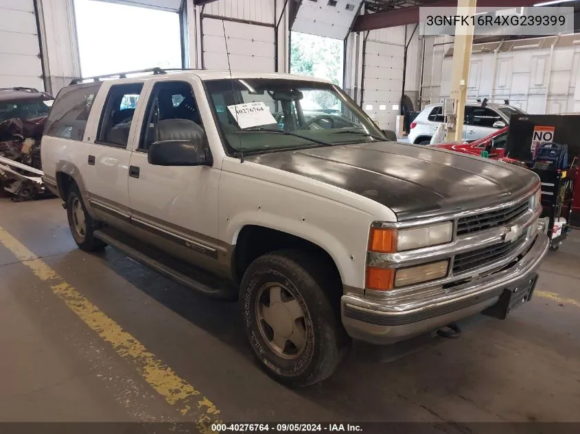 1999 Chevrolet Suburban 1500 K1500 VIN: 3GNFK16R4XG239399 Lot: 40276764