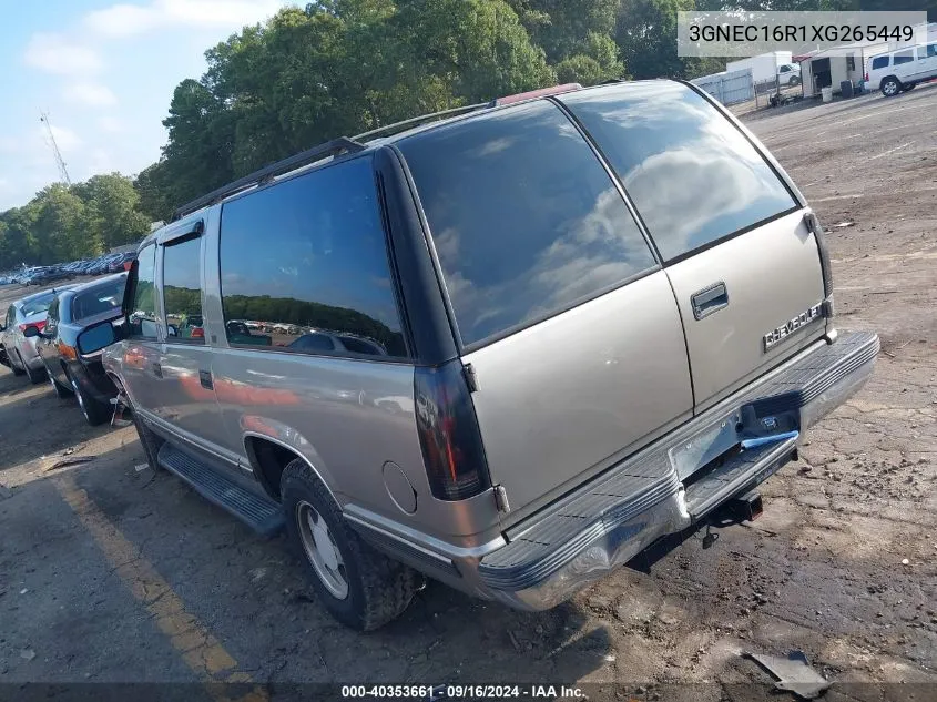 1999 Chevrolet Suburban 1500 Lt VIN: 3GNEC16R1XG265449 Lot: 40353661