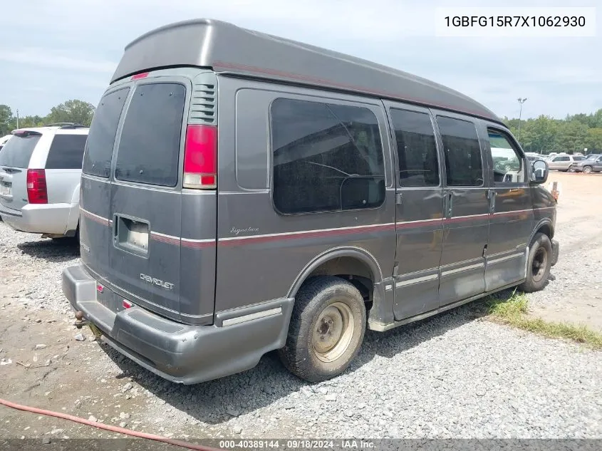 1GBFG15R7X1062930 1999 Chevrolet Express