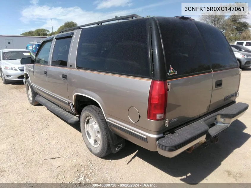 3GNFK16R0XG147061 1999 Chevrolet Suburban 1500 Lt