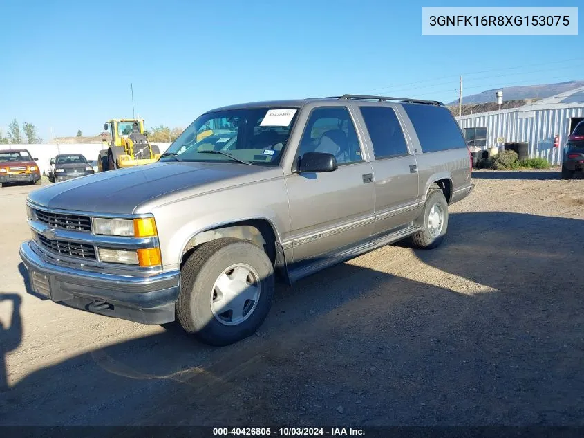 3GNFK16R8XG153075 1999 Chevrolet Suburban 1500 Lt