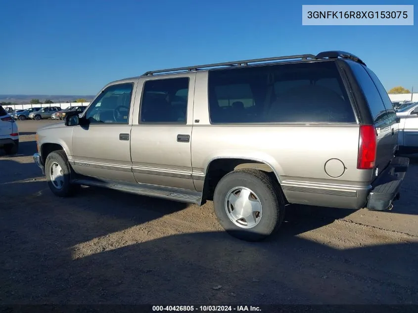 3GNFK16R8XG153075 1999 Chevrolet Suburban 1500 Lt