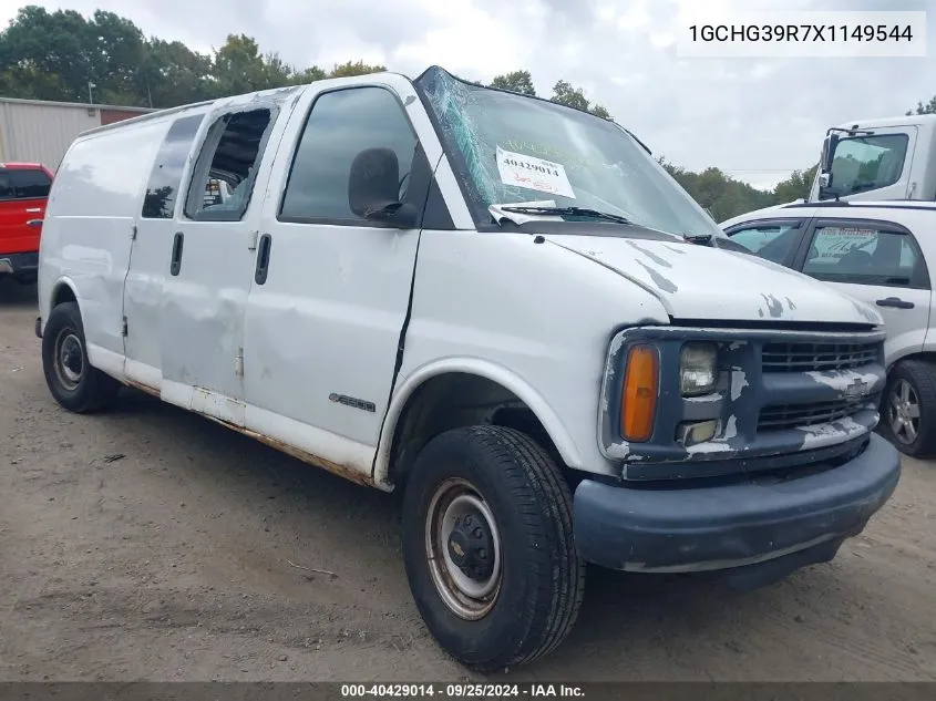 1999 Chevrolet Express VIN: 1GCHG39R7X1149544 Lot: 40429014