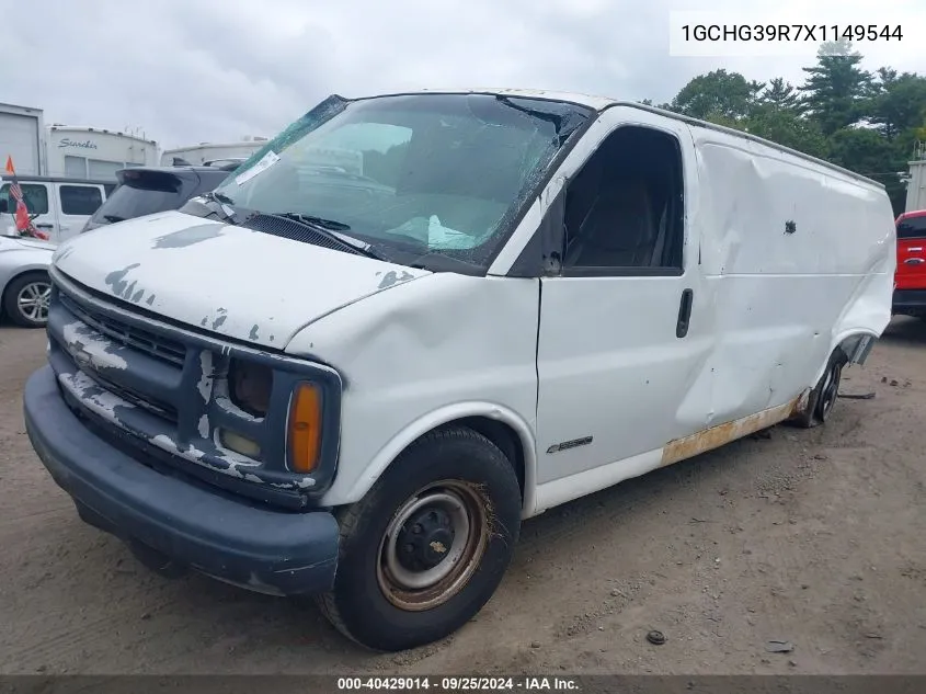 1999 Chevrolet Express VIN: 1GCHG39R7X1149544 Lot: 40429014