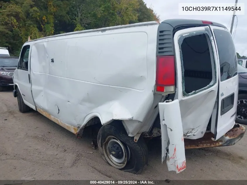 1999 Chevrolet Express VIN: 1GCHG39R7X1149544 Lot: 40429014