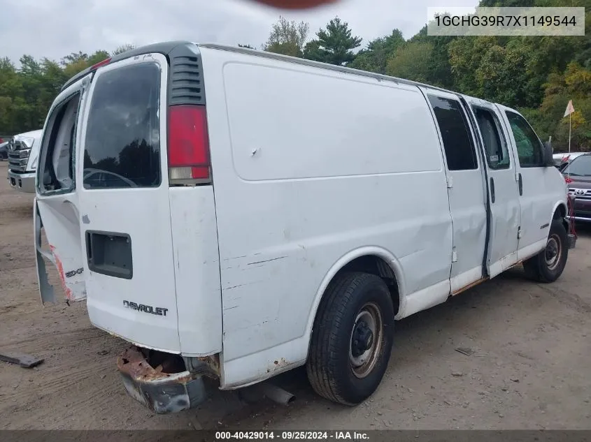 1999 Chevrolet Express VIN: 1GCHG39R7X1149544 Lot: 40429014