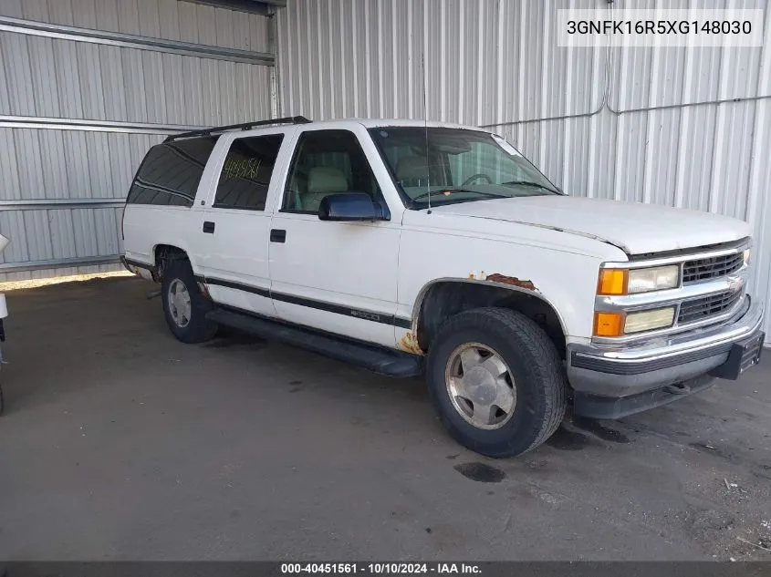 1999 Chevrolet Suburban 1500 Lt VIN: 3GNFK16R5XG148030 Lot: 40451561