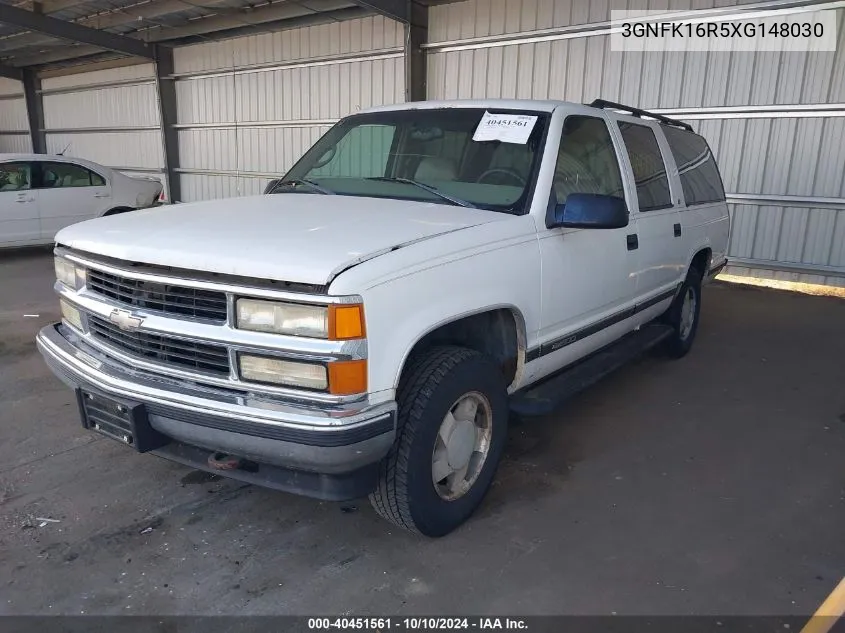 1999 Chevrolet Suburban 1500 Lt VIN: 3GNFK16R5XG148030 Lot: 40451561