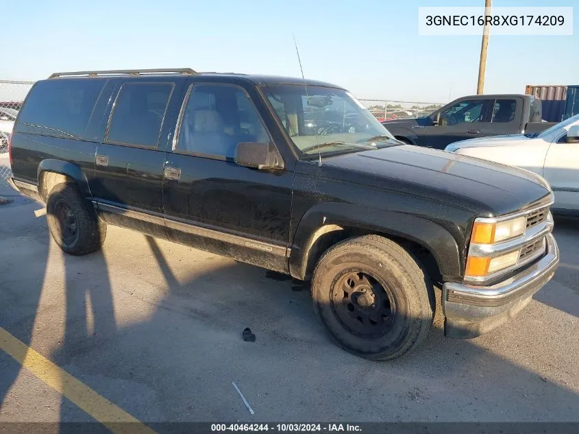 3GNEC16R8XG174209 1999 Chevrolet Suburban 1500 Lt