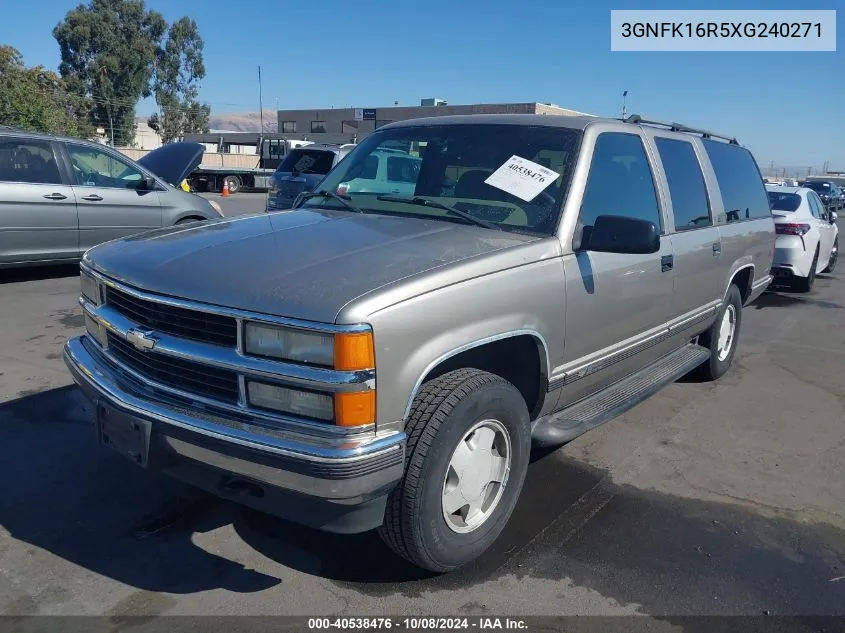 3GNFK16R5XG240271 1999 Chevrolet Suburban 1500 Lt