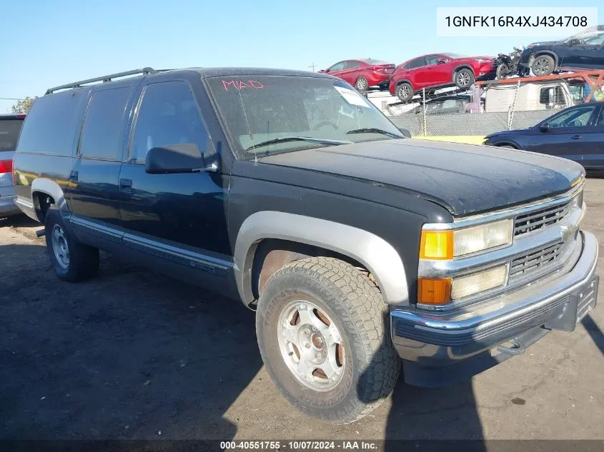 1999 Chevrolet Suburban 1500 Lt VIN: 1GNFK16R4XJ434708 Lot: 40551755