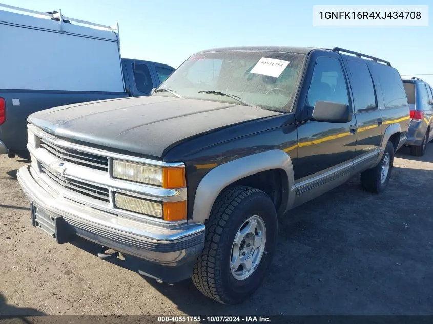 1999 Chevrolet Suburban 1500 Lt VIN: 1GNFK16R4XJ434708 Lot: 40551755