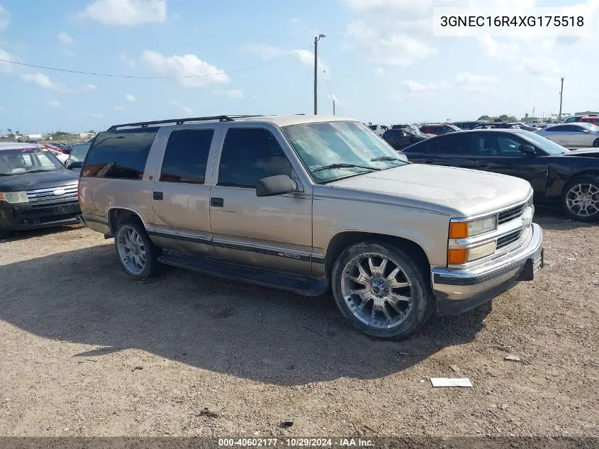 1999 Chevrolet Suburban 1500 Lt VIN: 3GNEC16R4XG175518 Lot: 40602177