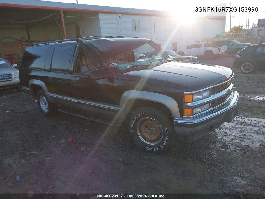 1999 Chevrolet Suburban 1500 Lt VIN: 3GNFK16R7XG153990 Lot: 40623187