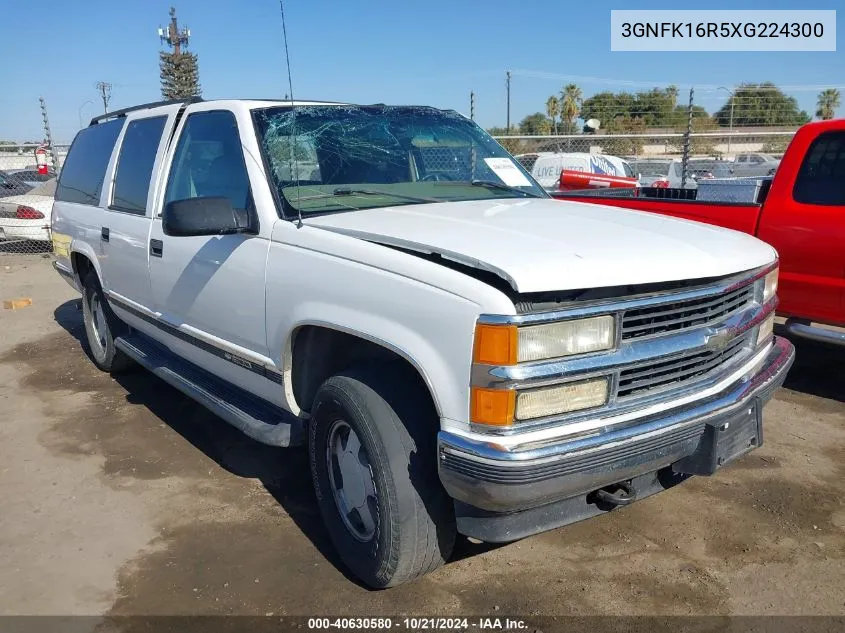 1999 Chevrolet Suburban 1500 Lt VIN: 3GNFK16R5XG224300 Lot: 40630580