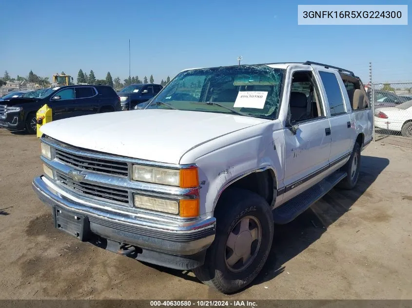 1999 Chevrolet Suburban 1500 Lt VIN: 3GNFK16R5XG224300 Lot: 40630580