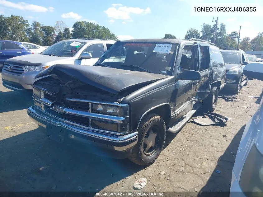 1999 Chevrolet Suburban 1500 Lt VIN: 1GNEC16RXXJ406355 Lot: 40647542