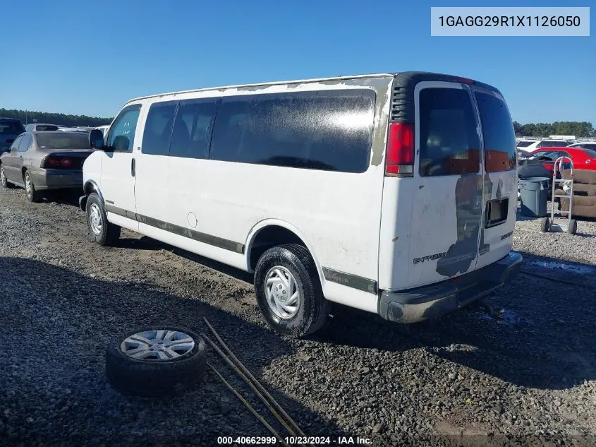 1999 Chevrolet Express VIN: 1GAGG29R1X1126050 Lot: 40662999