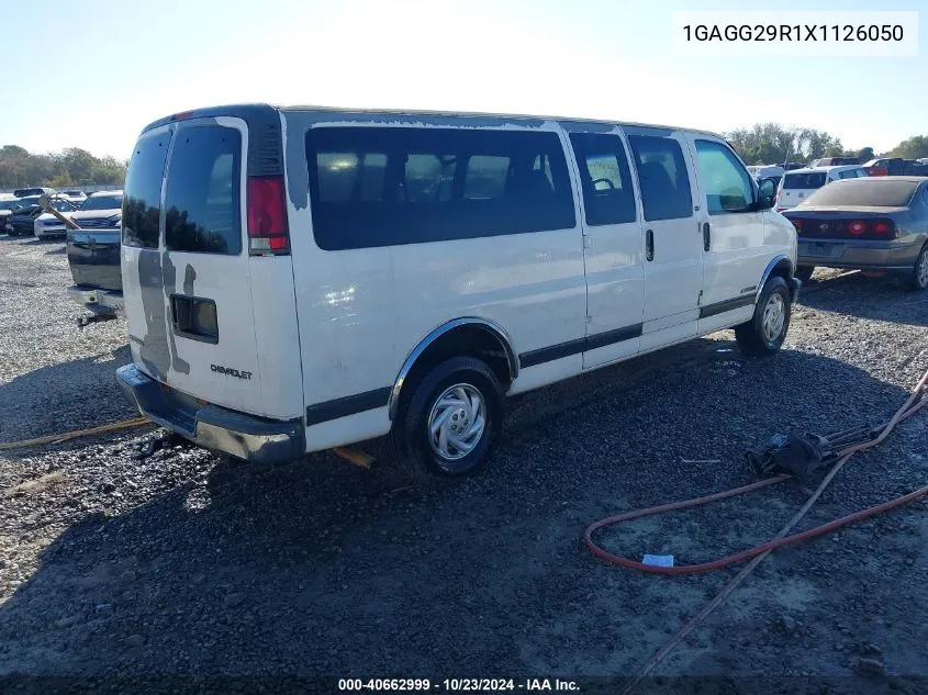 1999 Chevrolet Express VIN: 1GAGG29R1X1126050 Lot: 40662999