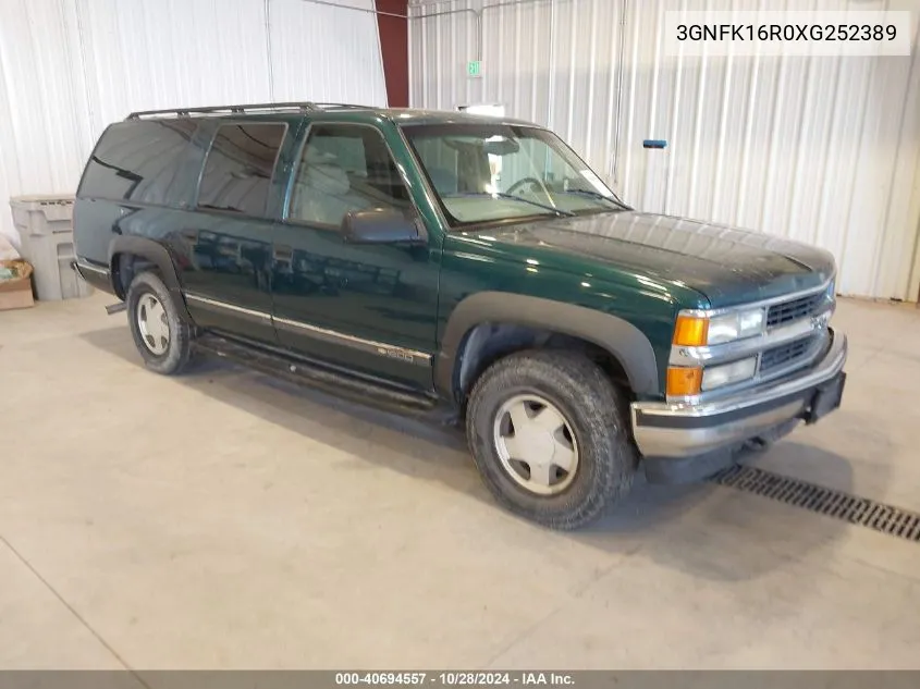 1999 Chevrolet Suburban 1500 Lt VIN: 3GNFK16R0XG252389 Lot: 40694557